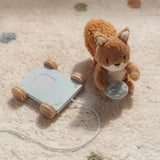 Peluche à tirer écureuil FSC - Forest Friends LITTLE DUTCH