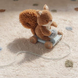 Peluche à tirer écureuil FSC - Forest Friends LITTLE DUTCH
