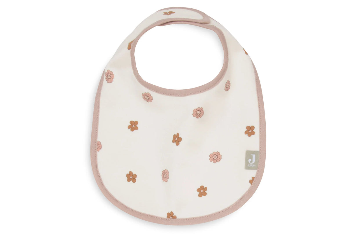 Bavoir Retro Flowers - 5 Unités - Petit coeur salé
