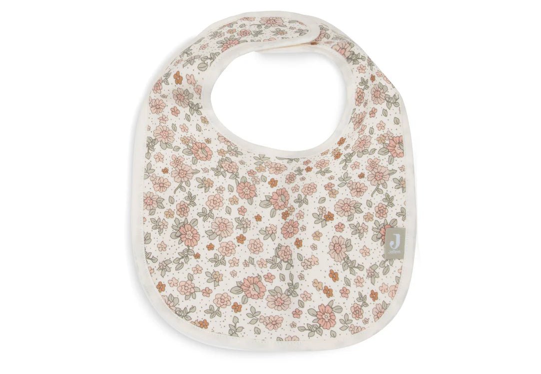 Bavoir Retro Flowers - 5 Unités - Petit coeur salé