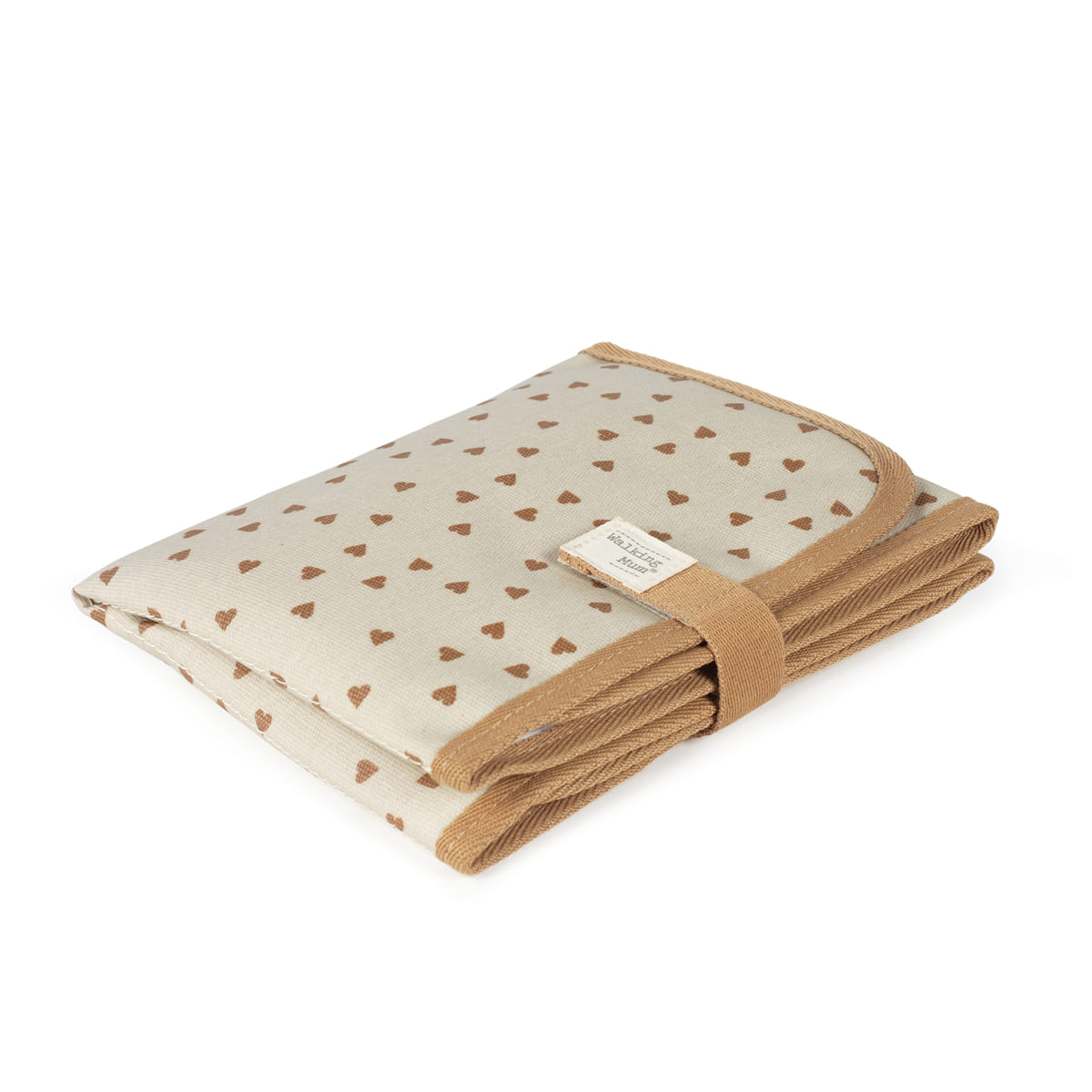 Tapis Ă  langer bĂ©bĂ© Poppy Cannelle â Motifs cĆurs walking mum