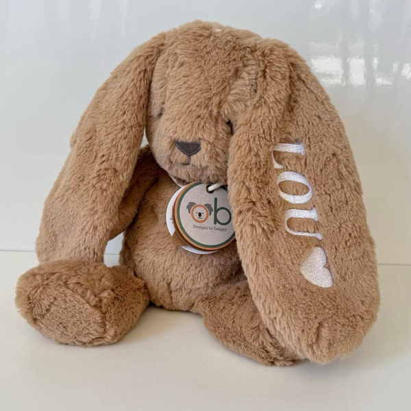 Peluche lapin camel OB DESIGN
