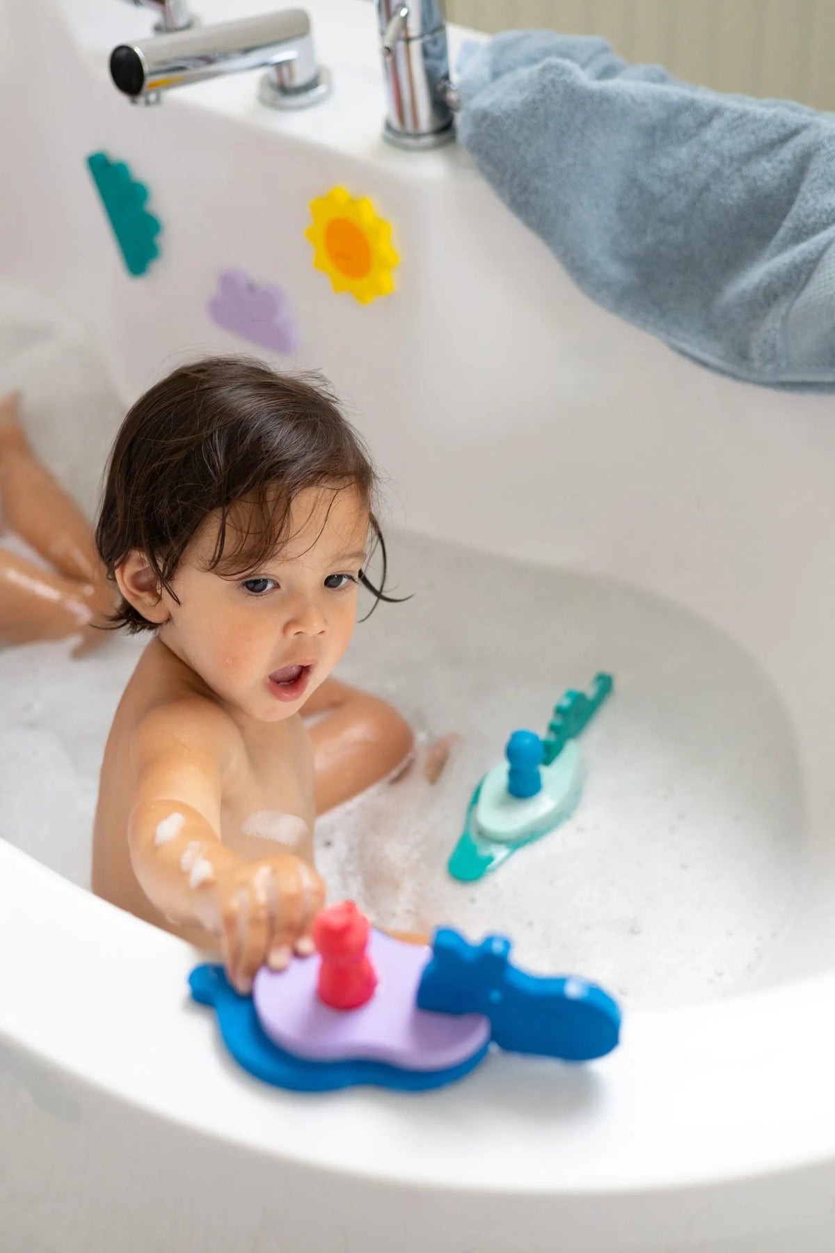 Puzzle friends dans la jungle jouet de bain QUUT