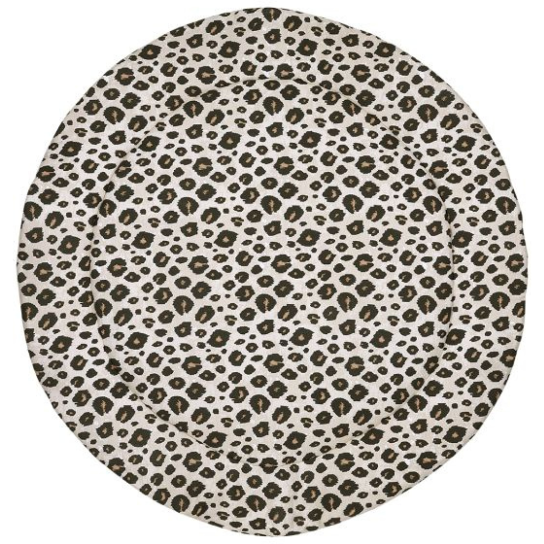 Tapis de parc Leopard sable - ⌀95cm MEYCO BABY
