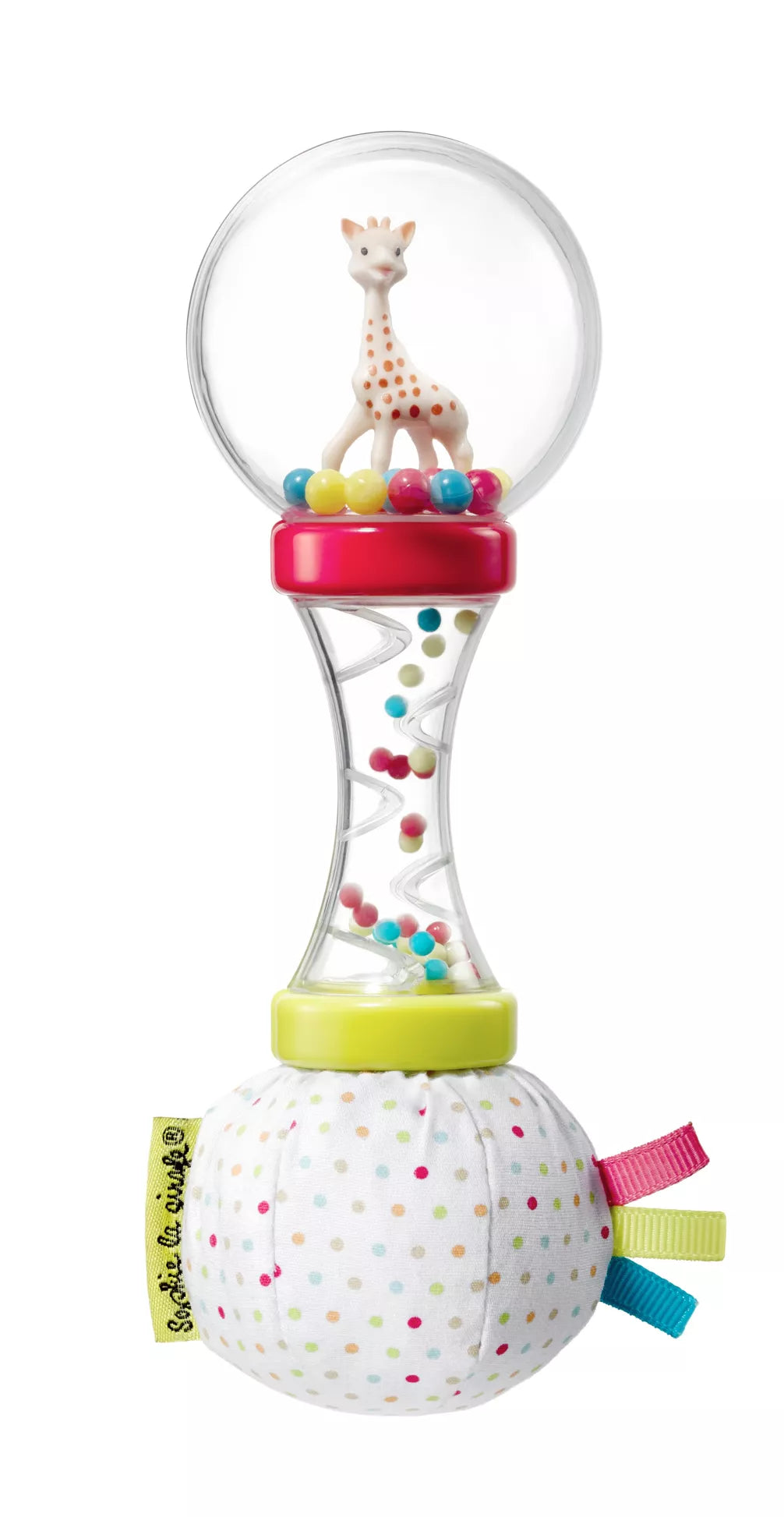 Hochet Soft maracas Sophie la girafe (double matière)