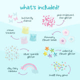 Créez un monde magique avec les Fun Fillers Fairy 🧚♀️ ! Accessoires sensoriels scintillants pour jeux d’éveil, pâte à modeler, eau, riz ou slime. Dès 3 ans.
