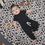 Tapis de parc Leopard sable - ⌀95cm MEYCO BABY