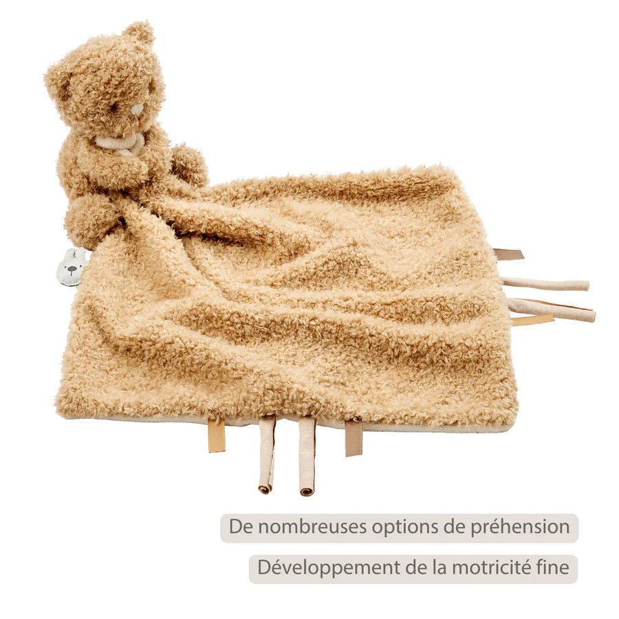 TEDDY Doudou câlin ours 27*27cm NATTOU