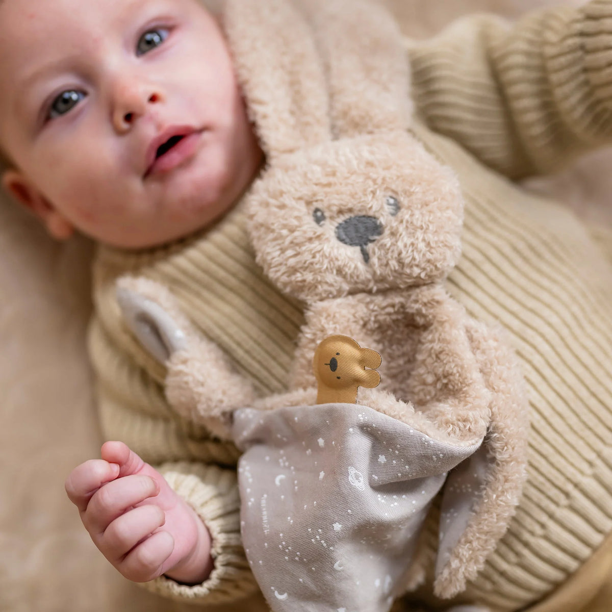 Doudou Lapin Lapidou sable