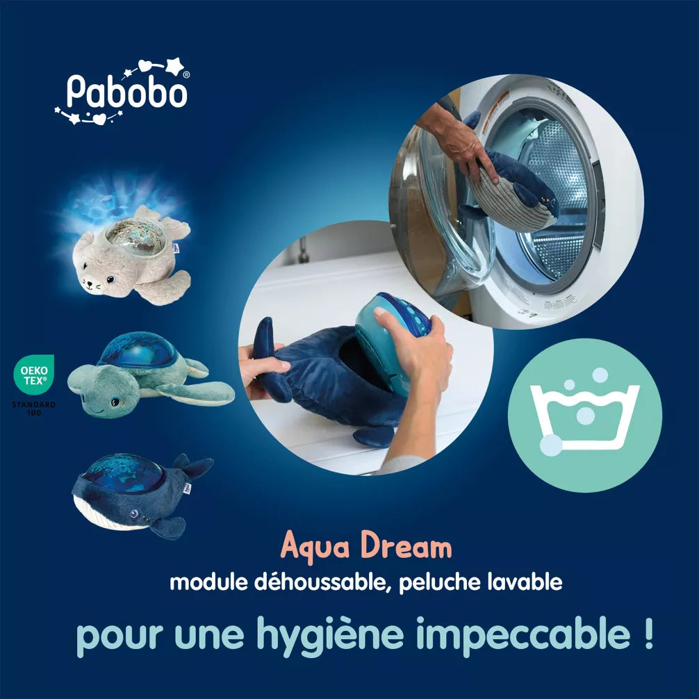 Veilleuse projecteur phoque aqua dream