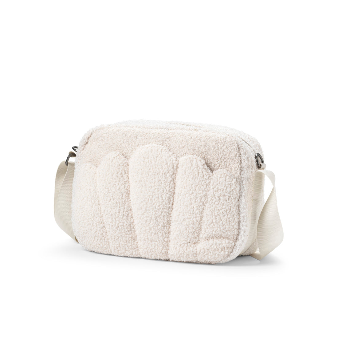 Besace à langer – White Bouclé 👜✨