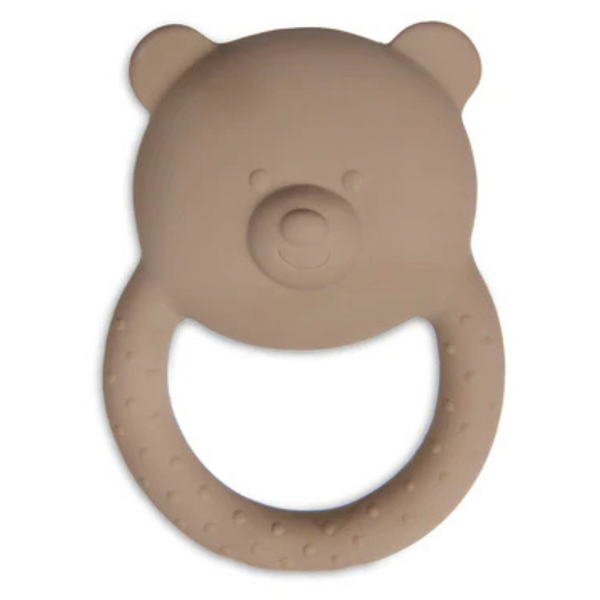 Anneau de dentition en caoutchouc Teddy Bear - Biscuit JOLLEIN