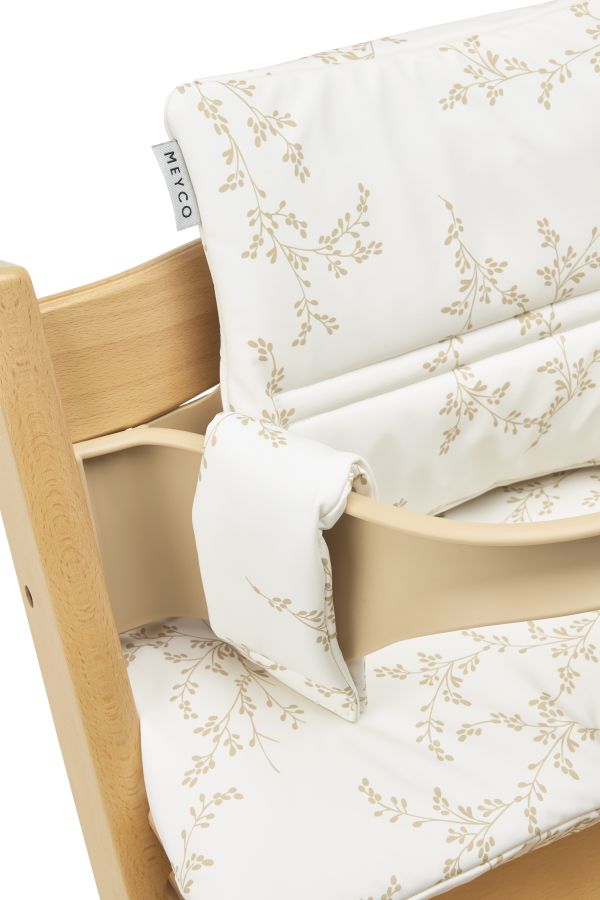 Coussin chaise haute branches - sable doux - Petit coeur salé