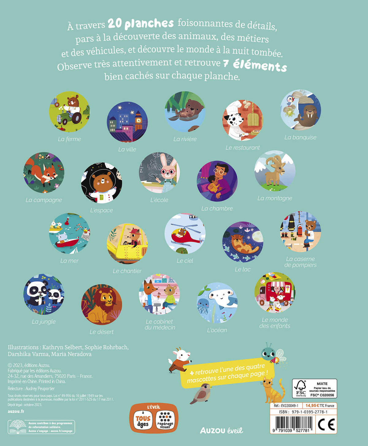 20 planches colorĂ©es pour Ă©veiller la curiositĂ© des petits đš Un livre cherche et trouve idĂ©al pour dĂ©velopper observation et concentration dĂšs 3 ans !