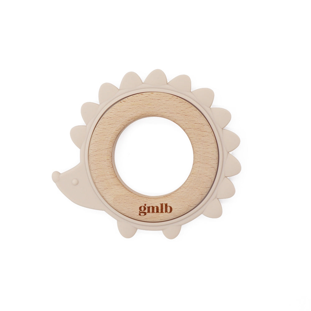 Anneau de dentition hérisson beige GMLB