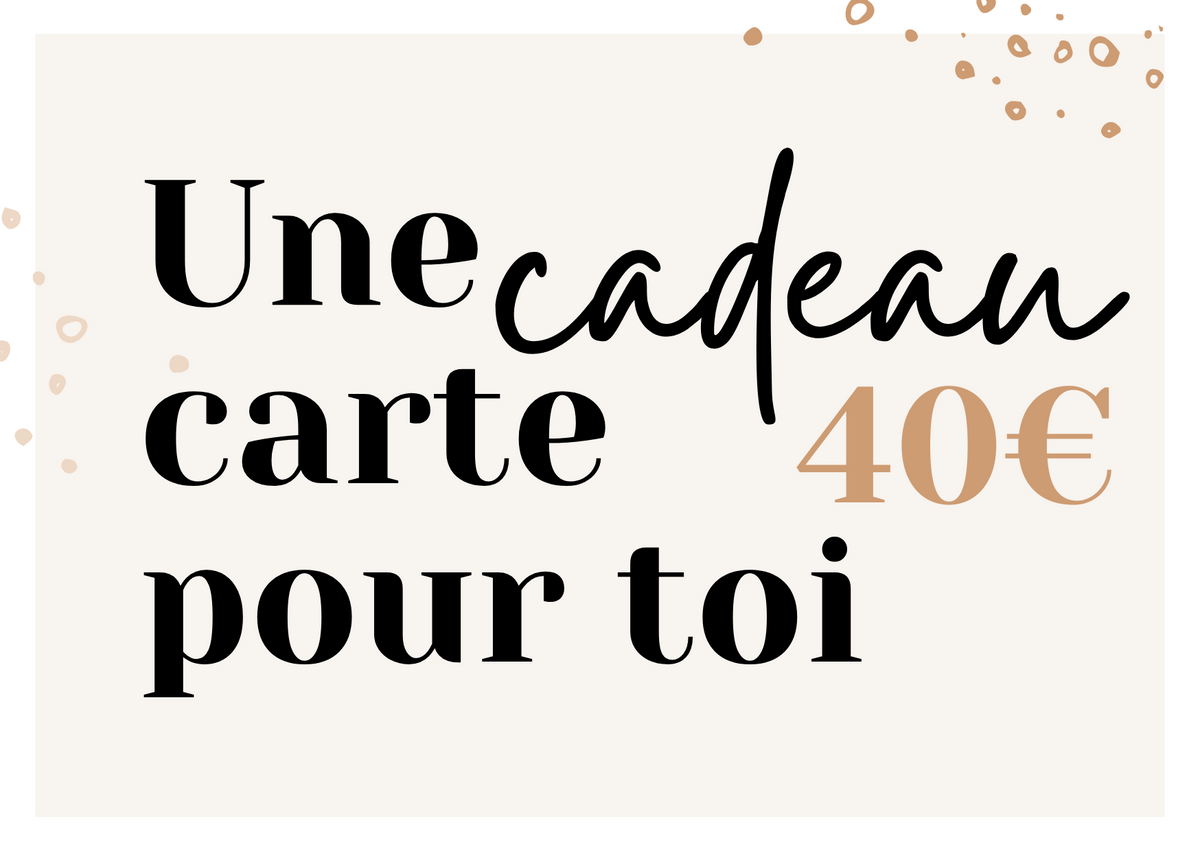 Carte cadeau dès 20€ Petit coeur salé