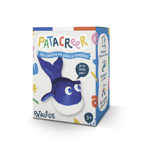 Kit Ă fabriquer Ma Baleine en PĂąte Ă Modeler patacreer