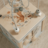Cube d'activités en bois FSC - Forest Friends - Petit coeur salé