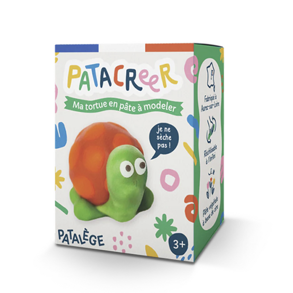 Kit Ă fabriquer Ma Tortue en PĂąte Ă Modeler patacreer
