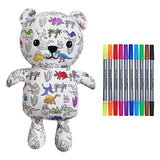 Stimulez la crĂ©ativitĂ© de votre enfant avec lâours en peluche Ă  colorier EatSleepDoodle đ§ž. Feutres lavables inclus, tissu doux, personnalisable et rĂ©utilisable Ă  lâinfini !