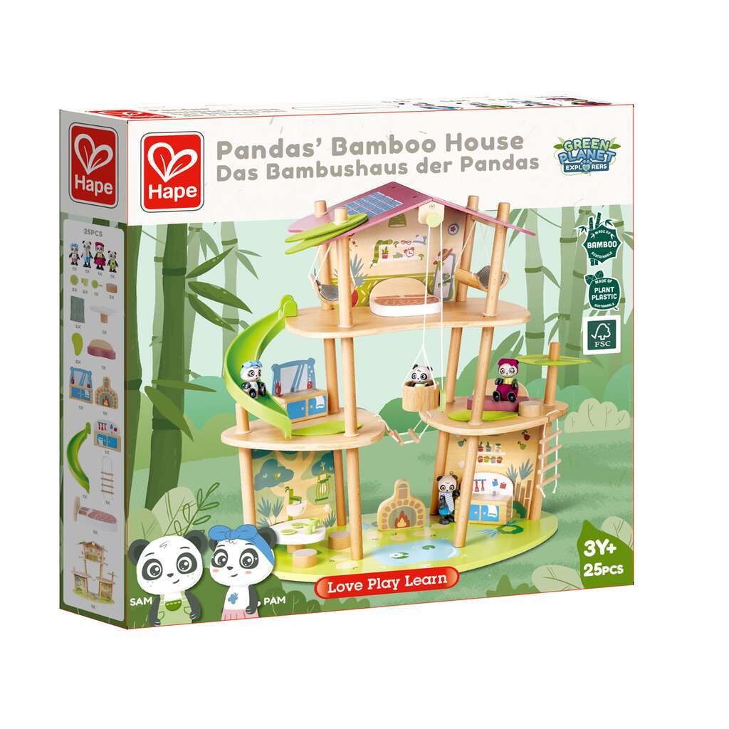 Maison en bambou des Pandas