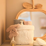 Panier de rangement Teddy Miffy - Oatmeal - Petit coeur salé