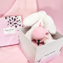 Coffret Pantin Lapin rose - Happy Blush - 25 cm
