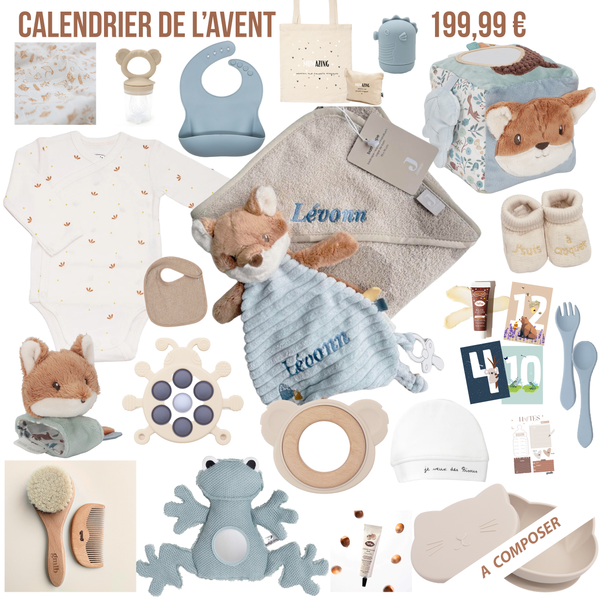 Calendrier de l'avent future maman Petit coeur salé | Cadeau de grossesse original
