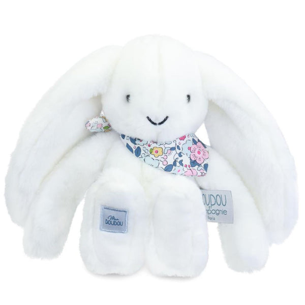 LAPIN FLEURETTE - Blanc 25 cm
