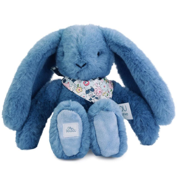 LAPIN FLEURETTE - BLEU 25 cm HISTOIRE D'OURS