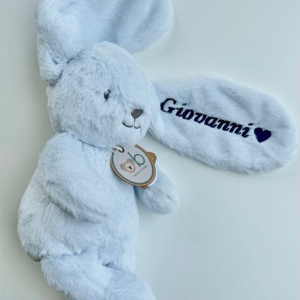 Peluche lapin bleu ciel OB DESIGN
