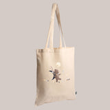 Tote bag Ours sur guirlande en coton biologique GMLB