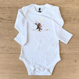 Bodie bébé 9 mois ours sur guirlande TROIS KILOS SEPT