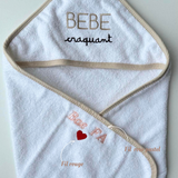 Coffret bain à composer cape de bain et jeu de bain Petit coeur salé