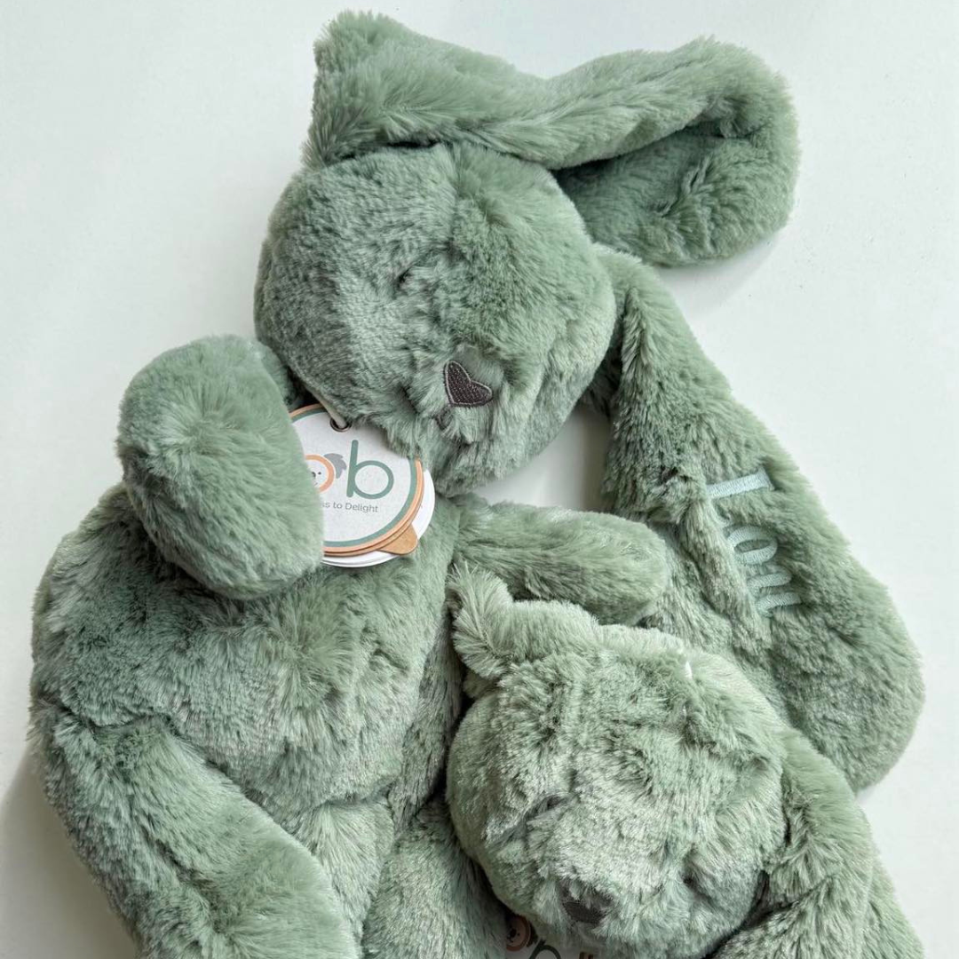 Peluche lapin vert céladon OB DESIGN