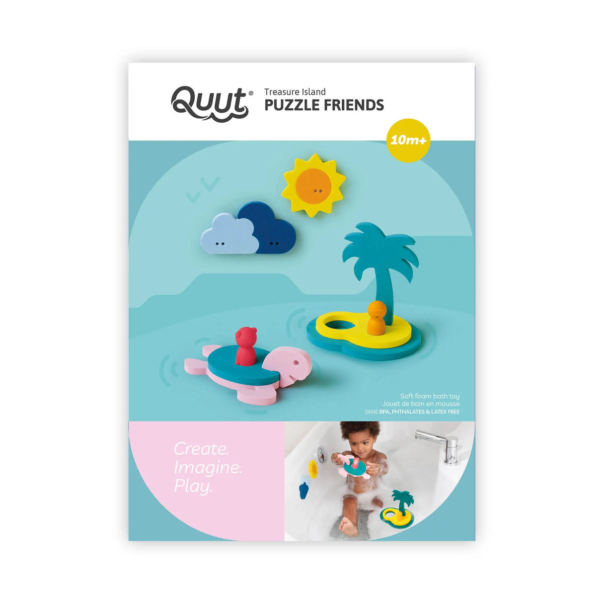 Puzzle friends l'ïle au trésor jouet de bain