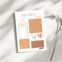 Bloc notes Caramel