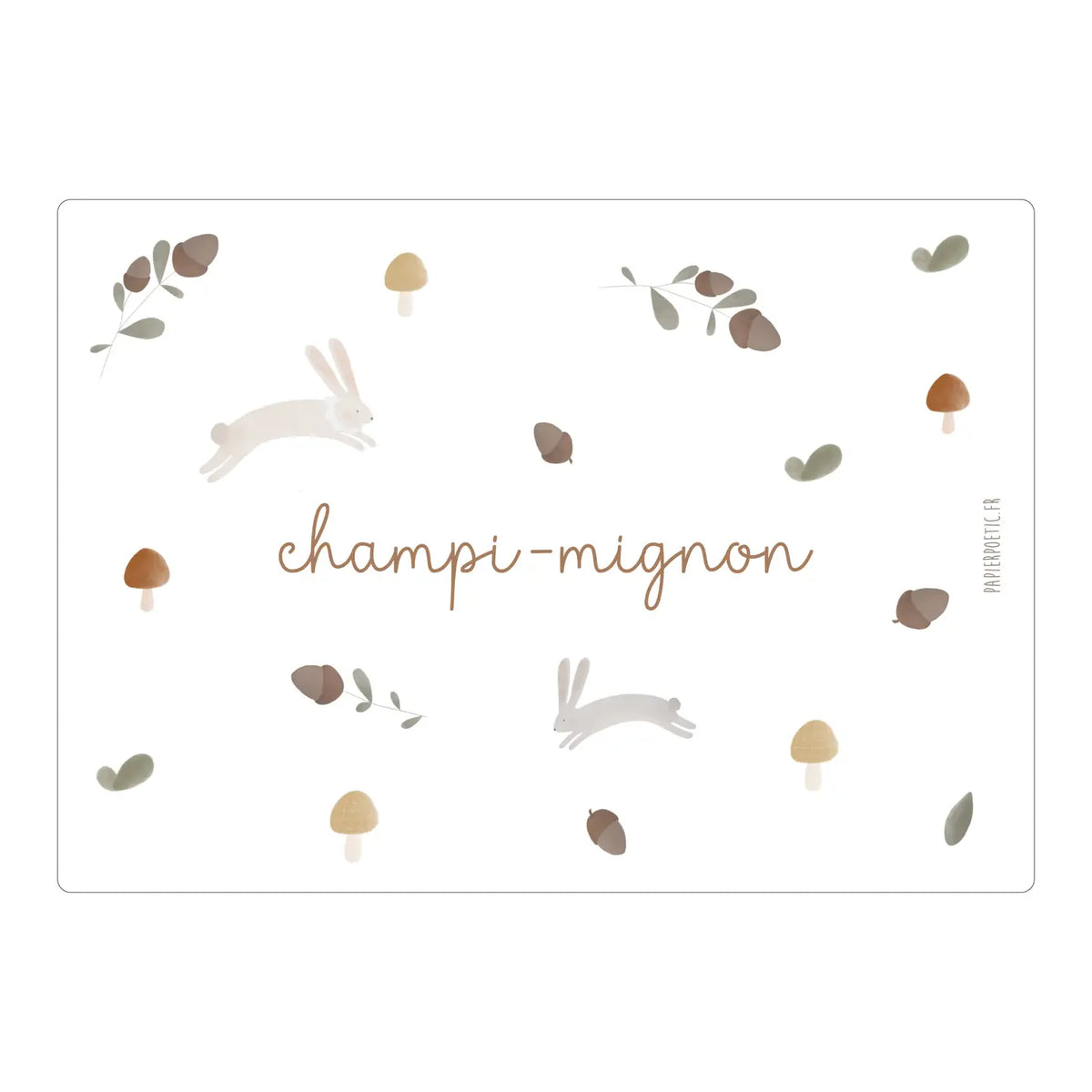 Carte “Champi-Mignon”