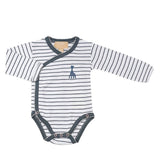 Body manches longues - Marinière fille sophie la girafe