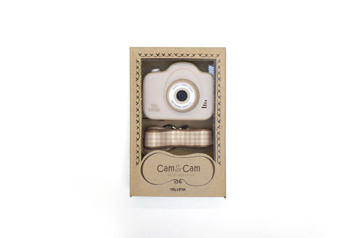 Appareil Photo Digital Enfant - Ivory with Soft Squares Strap â Cam Cam đž MRS ERTHA