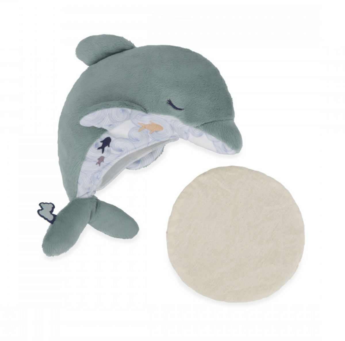 Peluche bouillotte chaud et froid Dauphin KALOO