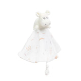 Doudou mouchoir Hippo - Petit coeur salé