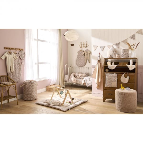 Guirlande fanions coton (longueur 250 cm) imp. liberty / beige- Afternoon Tea
