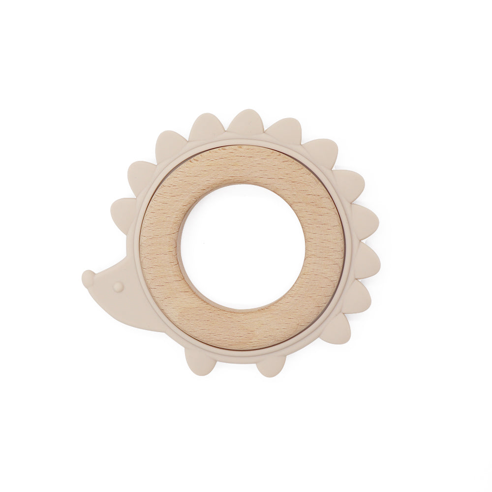 Anneau de dentition hérisson beige