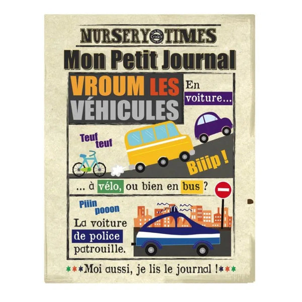 CRINKLY VEHICULES â Livre Tissu Sensoriel pour BĂ©bĂ©