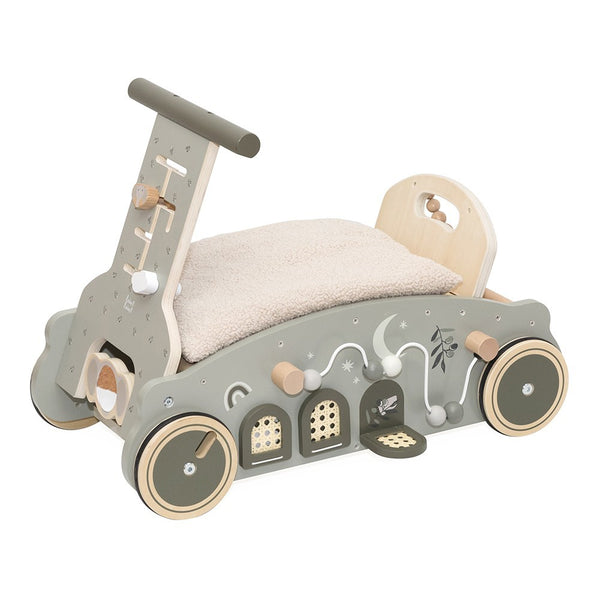 3-en-1 Bascule, Trotteur et Voiture â Vert olive