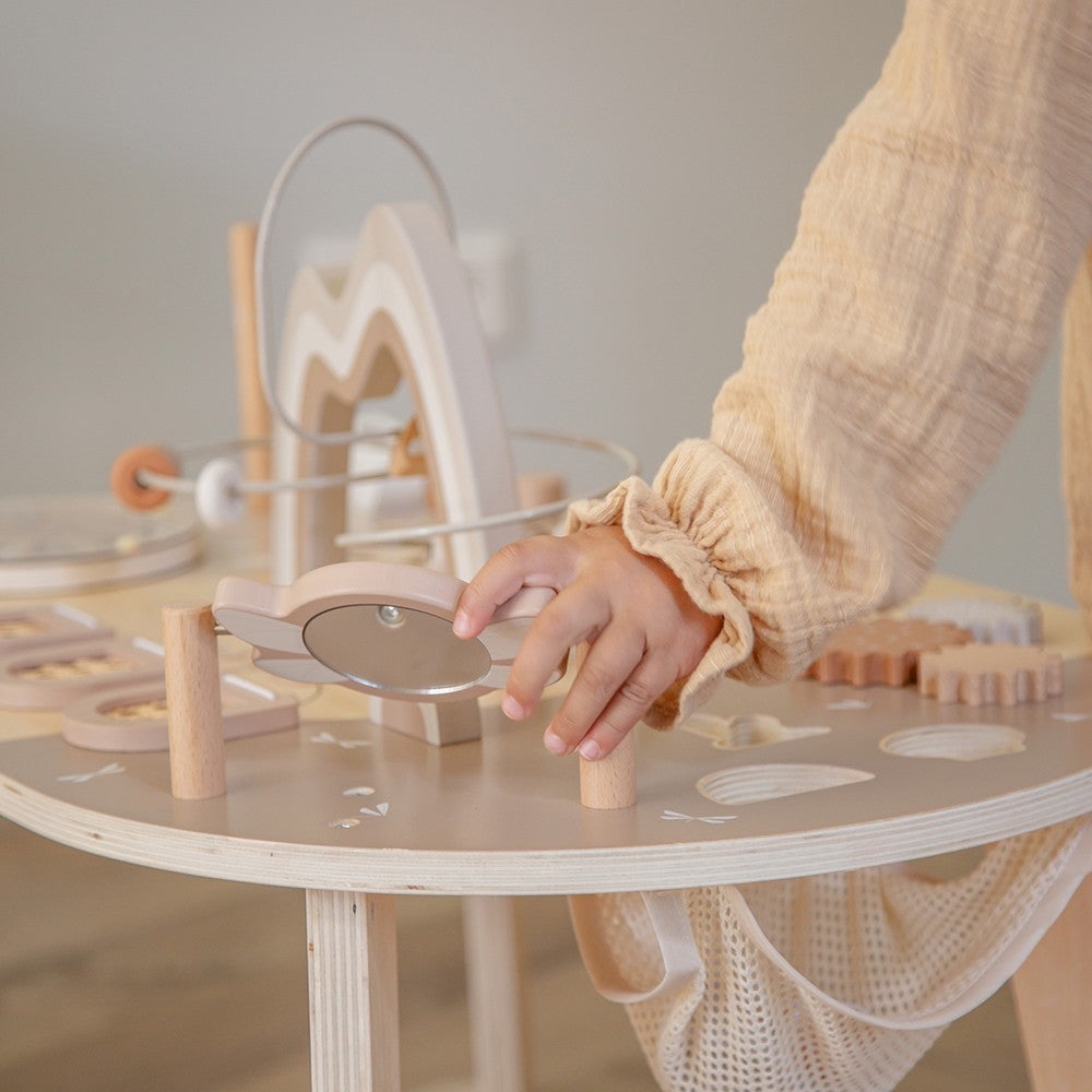 Table dâactivitĂ©s en bois - Nougat