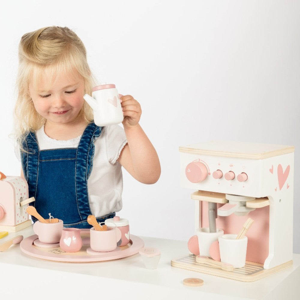 Machine Ă  expresso en bois â Rose