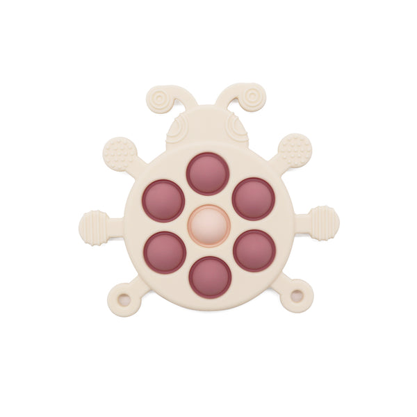 Jouet pop-it Silicone coccinelle pink