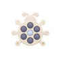 Jouet pop-it Silicone coccinelle bleue
